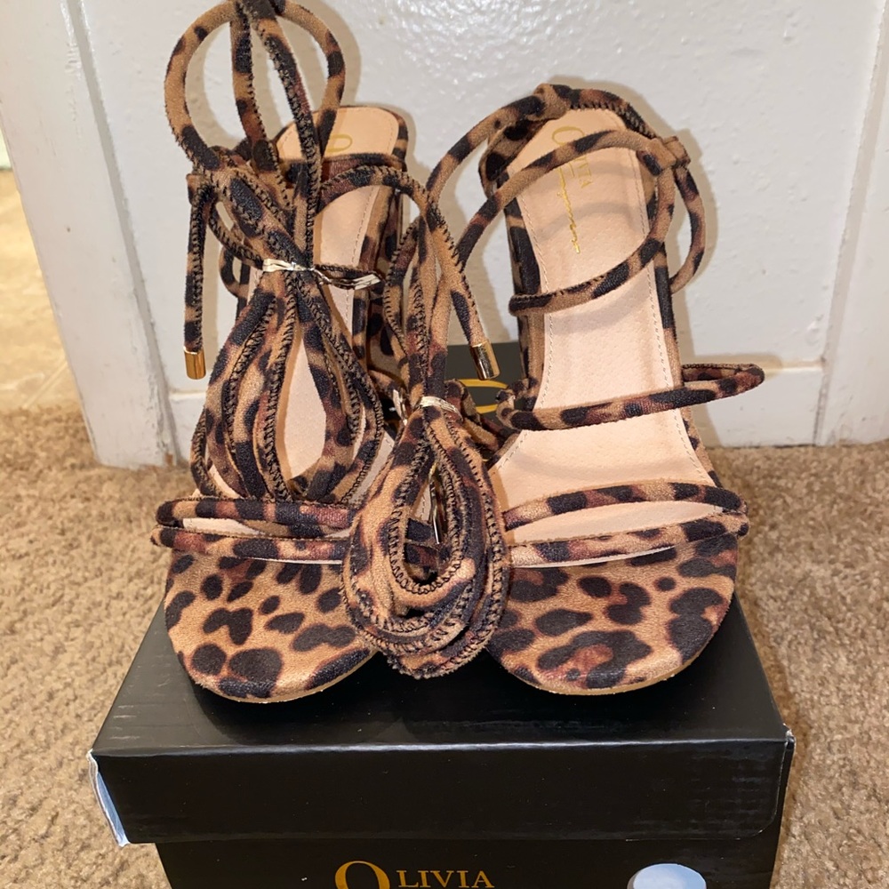 Leopard heels